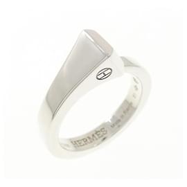 Hermes Hermès Clou de Forge Ring Silvery