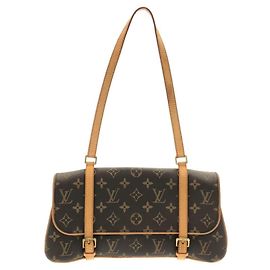 Bolsa de Ombro Louis Vuitton Monogram Marelle Marrom