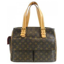 Borsa Louis Vuitton Monogram Multipli Cité Marrone