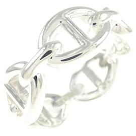 Hermès Hermes Chaine d'Ancre Enchainée Ring Silvery