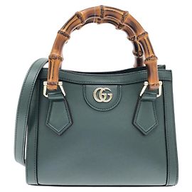 Bolsa Gucci DIANA em couro verde Verde