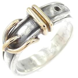 Hermes Hermès Centur Croix Ring Silvery