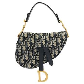 Sac Saddle Christian Dior DIOR OBLIQUE Bleu