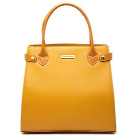 Burberry Yellow Leather Handbag Yellow Mustard