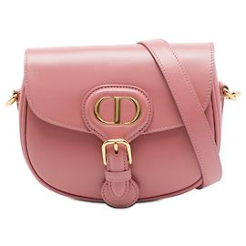 Bobby Crossbody en cuir rose de petite taille Dior Rose