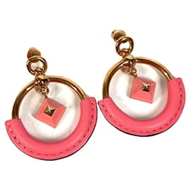 Hermès Hermes Loop Medor Earrings PM Pink Golden