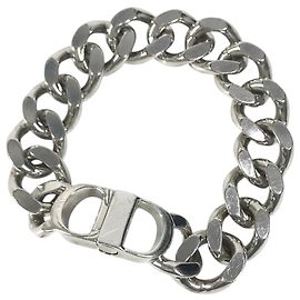 Christian Dior Silberner Charm-Armband Silber