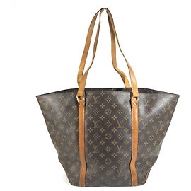 Bolso de compras Louis Vuitton Monogram Castaño Otro