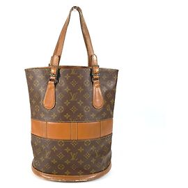 Sac seau Louis Vuitton Monogram GM Marron Autre Monogramme
