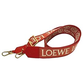Loewe Anagram Jacquard Logo Adjustable Shoulder Strap Bag Orange