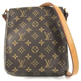 Sac long Louis Vuitton Monogram Musette Salsa Marron Autre