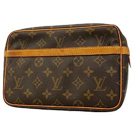 Pochette Louis Vuitton Monogram Compiegne 23 Marron