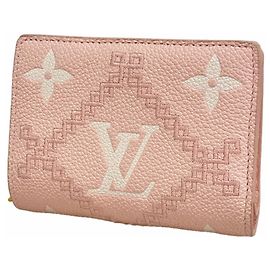 Cartera Louis Vuitton Monogram Empreinte Broderie Rosa