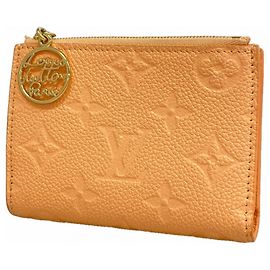 Louis Vuitton Monogram Empreinte Portefeuille Lisa Melocotón