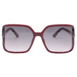 Lunettes de soleil carrées Tom Ford Solange-02 60MM en acétate rouge Rouge Bordeaux