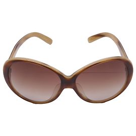 Miu Miu Gradient SMU 08N Oversized Sunglasses in Brown Acetate Brown