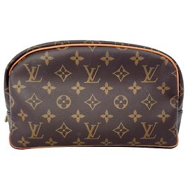 Louis Vuitton Trousse Toilette 25 Necessaire em couro marrom Marrom
