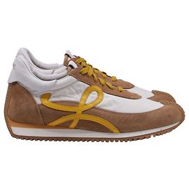 Baskets Loewe Flow Runner en daim beige Beige