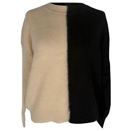 Pull bicolore Saint Laurent en mohair multicolore Multicolore