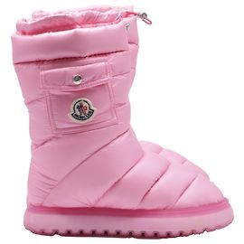 Bottines Moncler Gaia Pocket Mid en polyamide rose Marron Rose