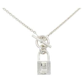 Hermès Colar Hermes Amulette Cadena 925 Silver Prata