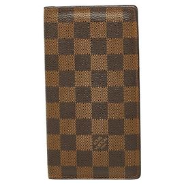 Louis Vuitton Monogram Portefeuille Valeur Carte Credit Long Wallet Marron