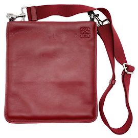 Sac à bandoulière plat Loewe New Toledo Rouge