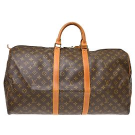 Louis Vuitton Keepall Monogram 55 Marron