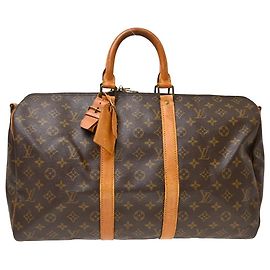 Louis Vuitton Keepall Bandoulière Monogram 45 Marrom