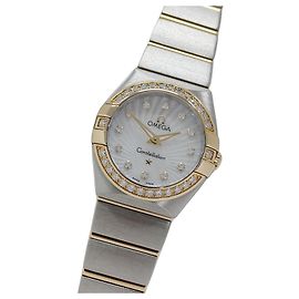 Relógio Omega Constellation escovado para mulher Outro