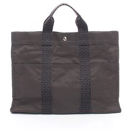 Hermès Borsa Tote Hermes Herline MM Marrone