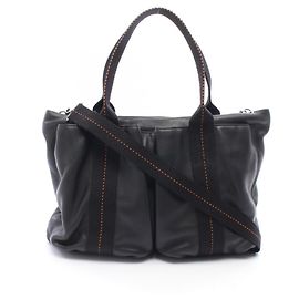 Hermès Hermes Caravan Horizontal MM 2-Way Handbag Black