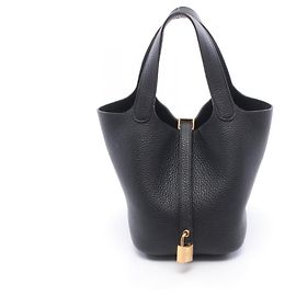 Hermès Hermes Picotin Lock PM Handbag Black