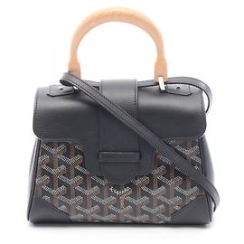 Borsa 2-Way Goyard Saigon Mini Marrone Nero Bianco