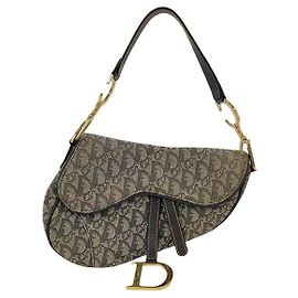 Christian Dior Saddle Oblique Canvas Medium Multicor