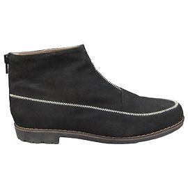 Cacharel black suede ankle boots Black