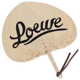 LOEWE Fan Raffia Beige Auth am12083V Beige