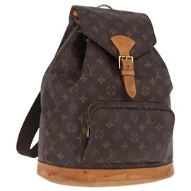 LOUIS VUITTON Monogram Montsouris GM Backpack M51135 LV Auth 192651A Monogram