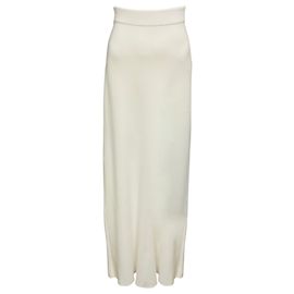Autre Marque Gonna lunga in maglia Milano bianca Lars Andersson Bianco