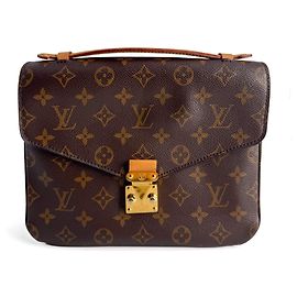 Louis Vuitton Pochette Metis Canvas Flap Crossbody Monogram Marron