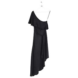 Zimmermann Kleid aus schwarzer Seide Schwarz