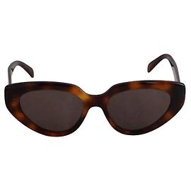 Occhiali da sole Céline marroni in plastica Marrone