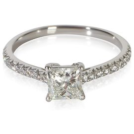Tiffany & Co. 0.74 ct Princess Diamond Novo Engagement Ring Other