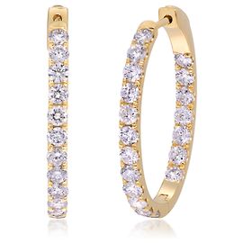 Autre Marque Orecchini in oro giallo 1.99 ctw con diamanti creati in laboratorio Altro