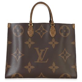 Louis Vuitton Reverse Monogram Canvas Onthego GM Marrom