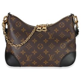 Louis Vuitton Boulogne NM em canvas Monogram preto Marrom