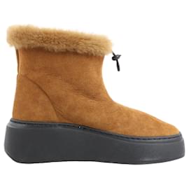 Autre Marque MARIA LUCA Emma Shearling Boots in Camel, Size 37 EU Camel