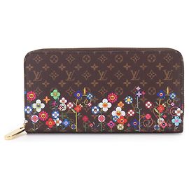 Louis Vuitton LV x Takashi Murakami Zippy Long Wallet Multicolor Monograma