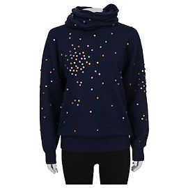 Luxuriöser blauer Kaschmir-Pullover Chanel 2014 Gr. 36 Gebraucht Andere