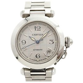 Orologio da polso Cartier Pasha C W31023M7 Quadrante argento Altro